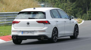 Spyshots Of The 2024 Volkswagen Golf GTI Undergoing Testing | Auto Express